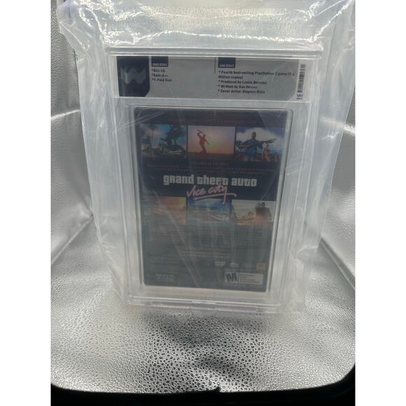 Grand Theft Auto GTA Vice City - PlayStation 2 PS2 - Graded WATA 10 A++ SEALED - Picture 3 of 6